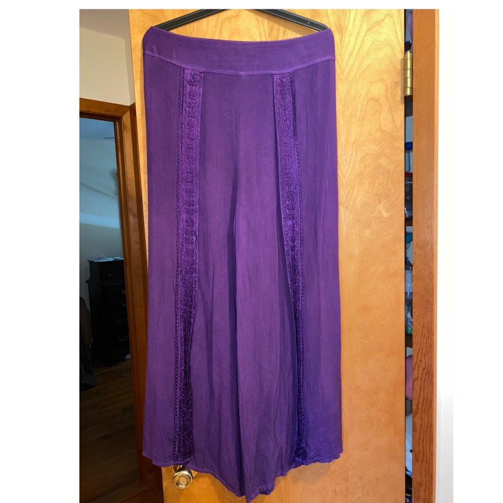 Purple harem pants
